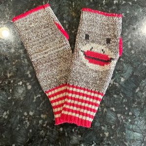 Sock money fingerless gloves